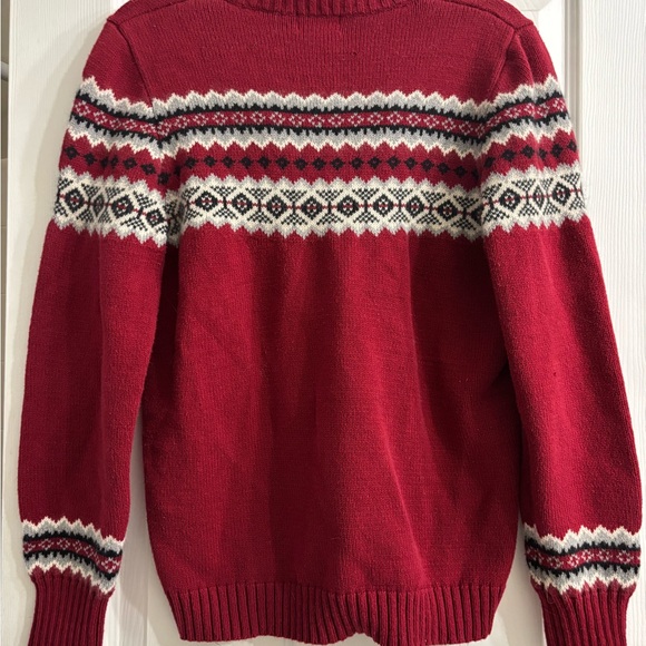 Eddie Bauer Collectibles Red Nordic Sweater - Picture 2 of 7